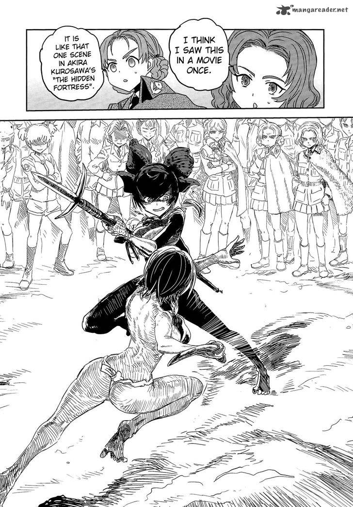 Girls Panzer Ribbon No Musha Chapter 36 Page 21