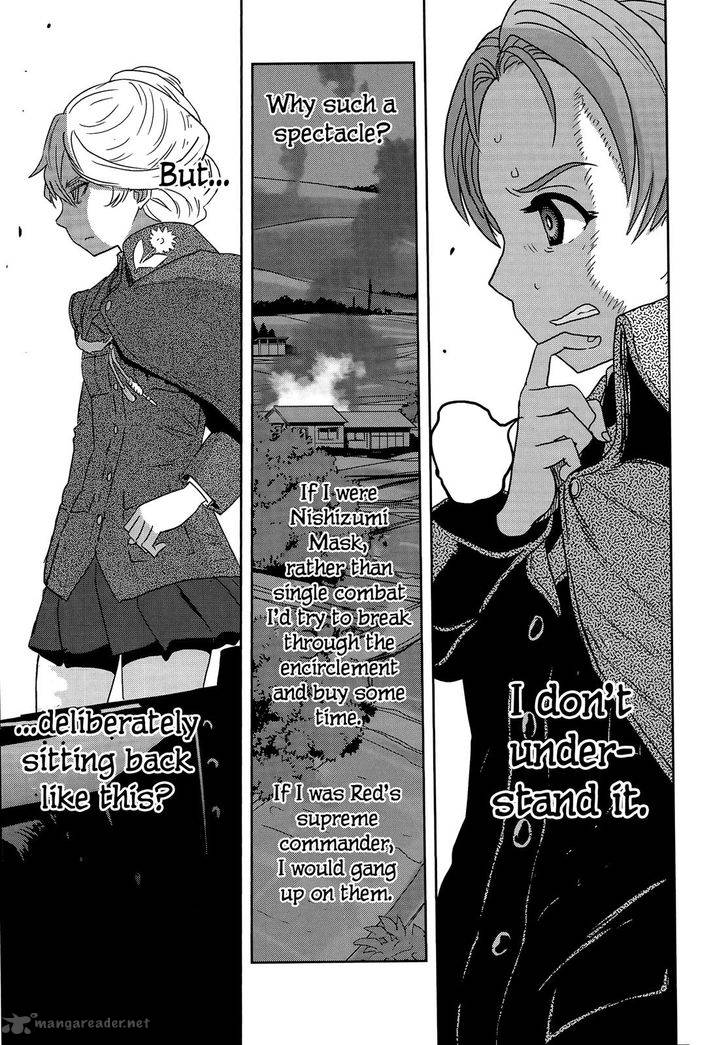 Girls Panzer Ribbon No Musha Chapter 36 Page 22