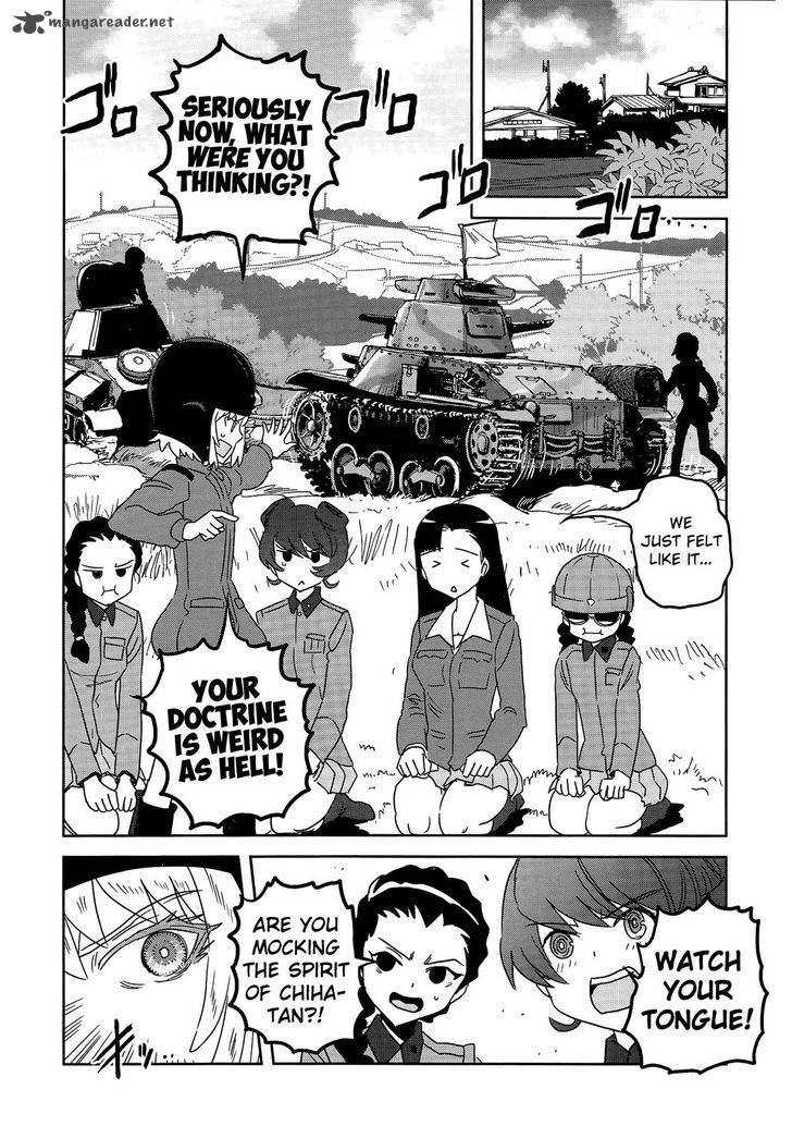 Girls Panzer Ribbon No Musha Chapter 36 Page 23