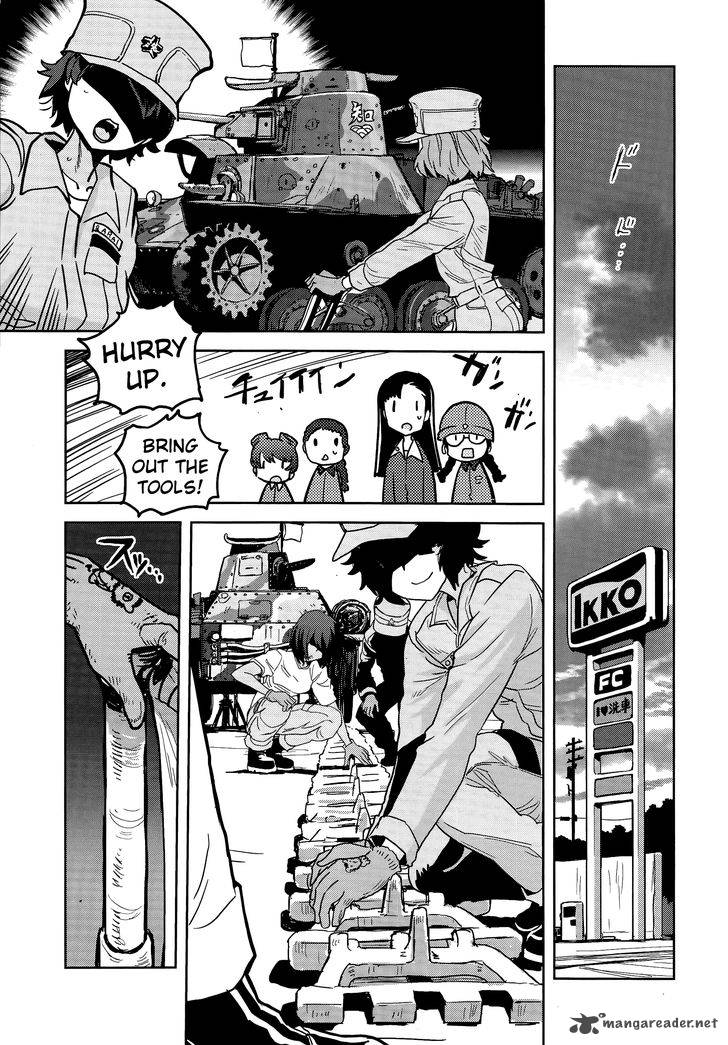 Girls Panzer Ribbon No Musha Chapter 37 Page 14
