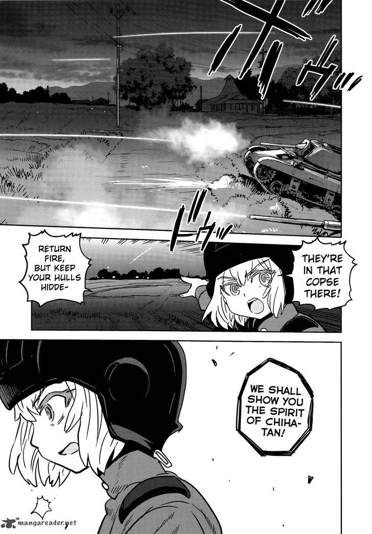 Girls Panzer Ribbon No Musha Chapter 37 Page 21