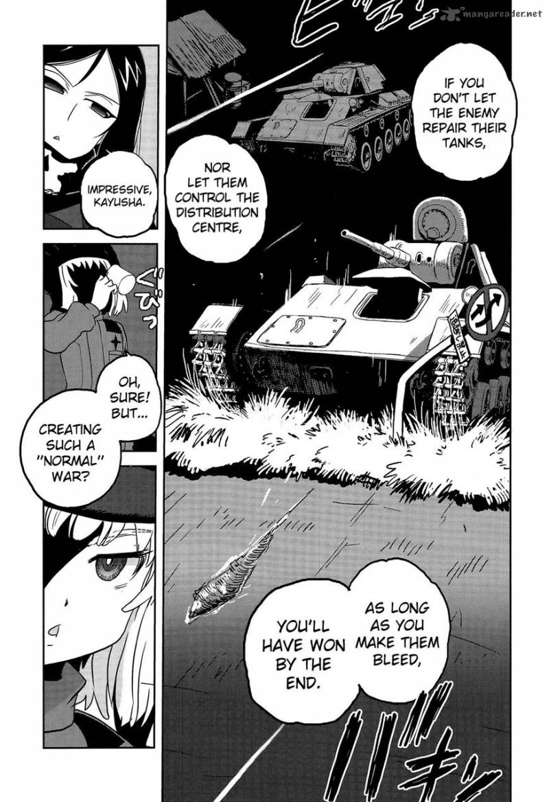 Girls Panzer Ribbon No Musha Chapter 38 Page 15