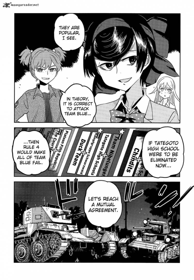 Girls Panzer Ribbon No Musha Chapter 38 Page 21