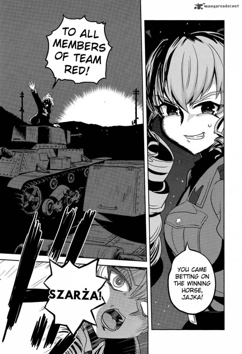 Girls Panzer Ribbon No Musha Chapter 38 Page 29