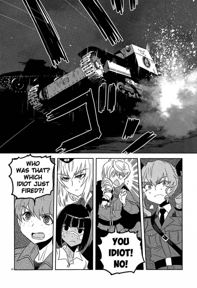 Girls Panzer Ribbon No Musha Chapter 38 Page 30