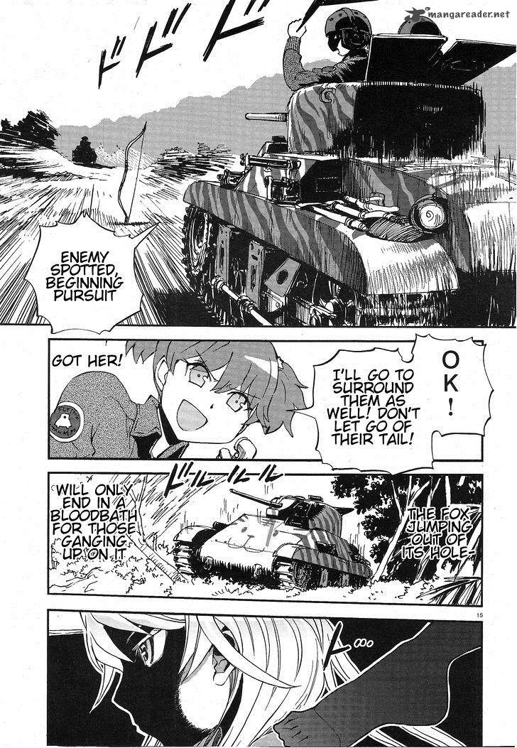 Girls Panzer Ribbon No Musha Chapter 4 Page 15