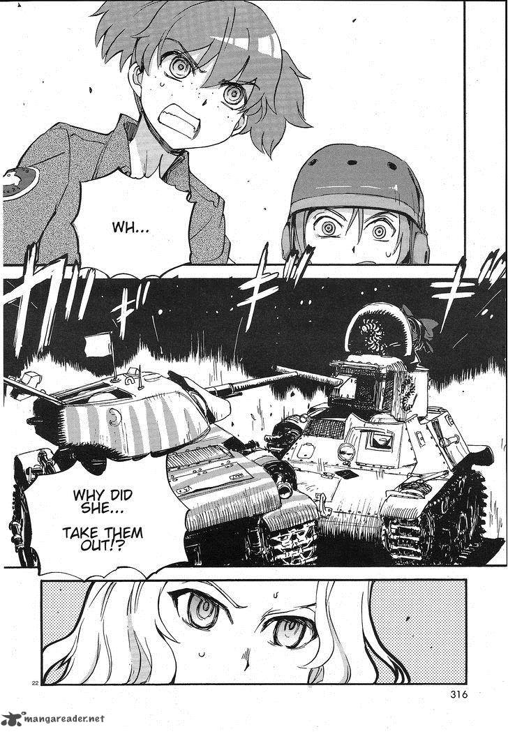 Girls Panzer Ribbon No Musha Chapter 4 Page 21