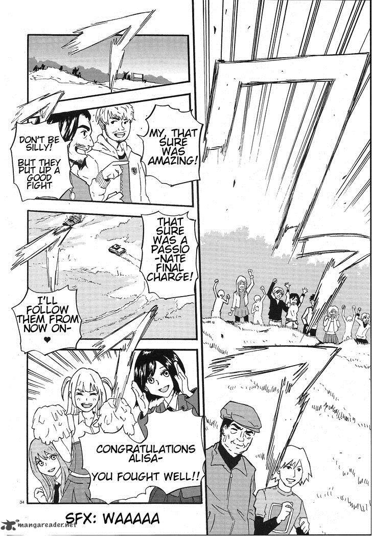 Girls Panzer Ribbon No Musha Chapter 4 Page 32