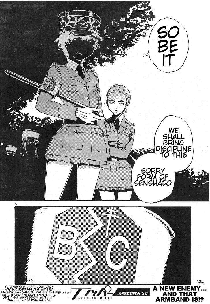 Girls Panzer Ribbon No Musha Chapter 4 Page 38