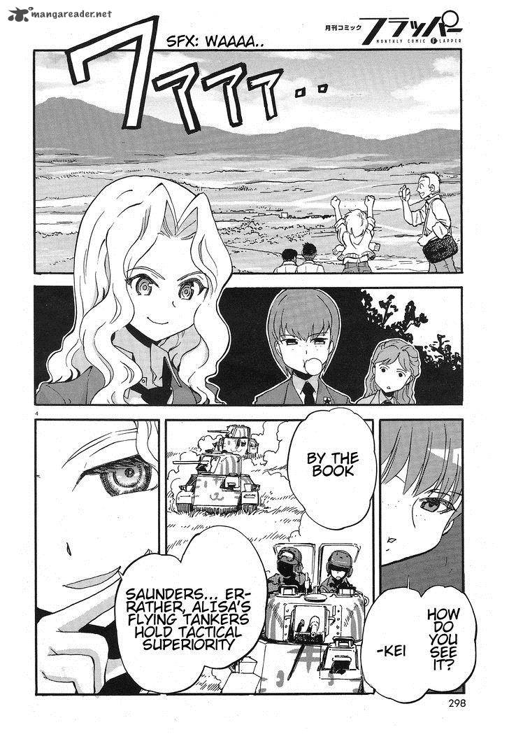 Girls Panzer Ribbon No Musha Chapter 4 Page 4