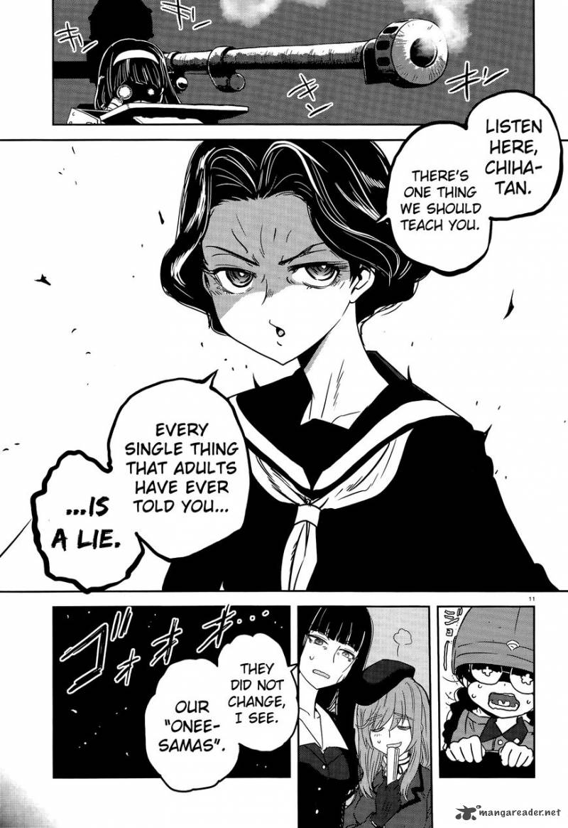 Girls Panzer Ribbon No Musha Chapter 40 Page 11