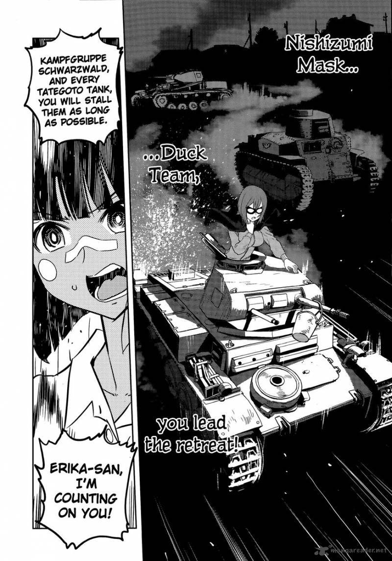 Girls Panzer Ribbon No Musha Chapter 40 Page 22