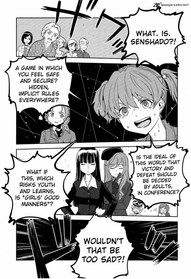 Girls Panzer Ribbon No Musha Chapter 40 Page 33