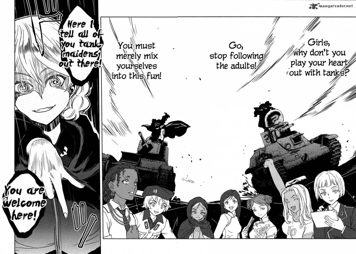 Girls Panzer Ribbon No Musha Chapter 40 Page 37