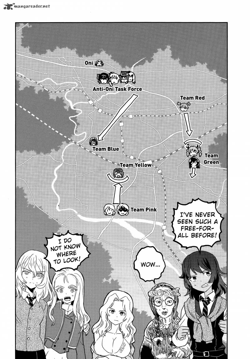 Girls Panzer Ribbon No Musha Chapter 42 Page 23