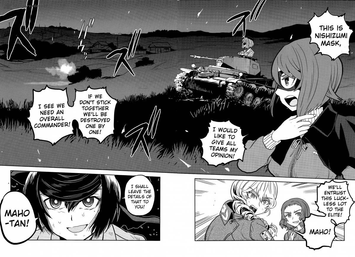 Girls Panzer Ribbon No Musha Chapter 42 Page 34