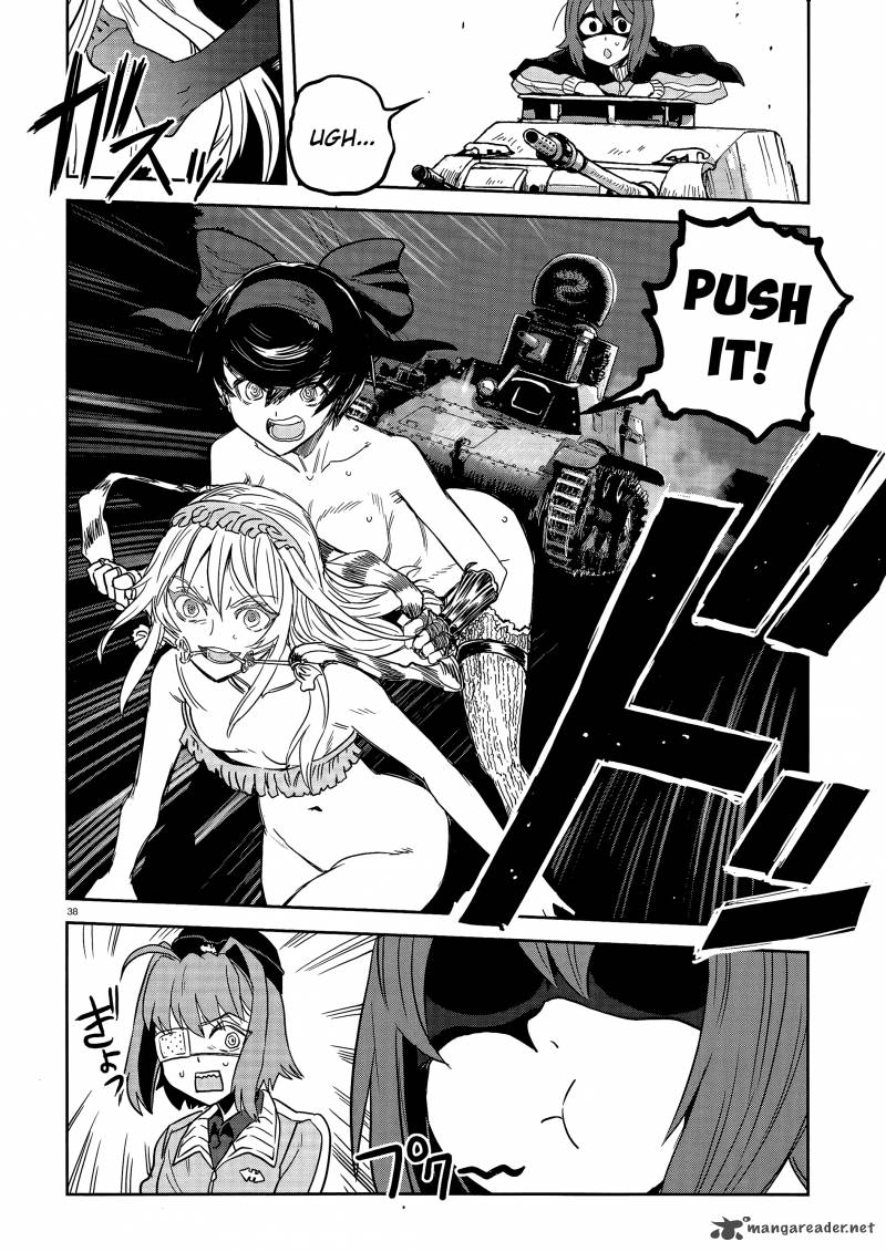 Girls Panzer Ribbon No Musha Chapter 42 Page 35
