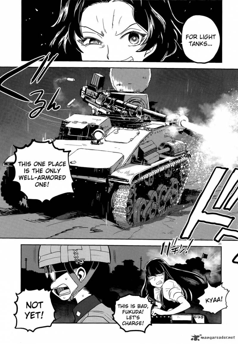 Girls Panzer Ribbon No Musha Chapter 43 Page 24