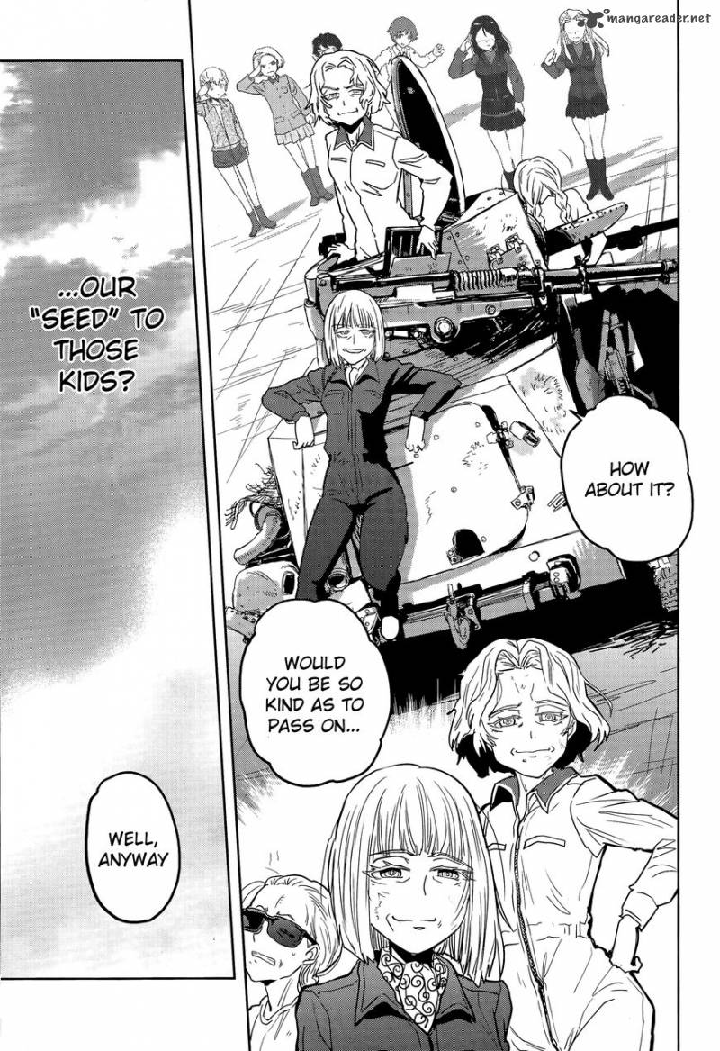 Girls Panzer Ribbon No Musha Chapter 43 Page 35