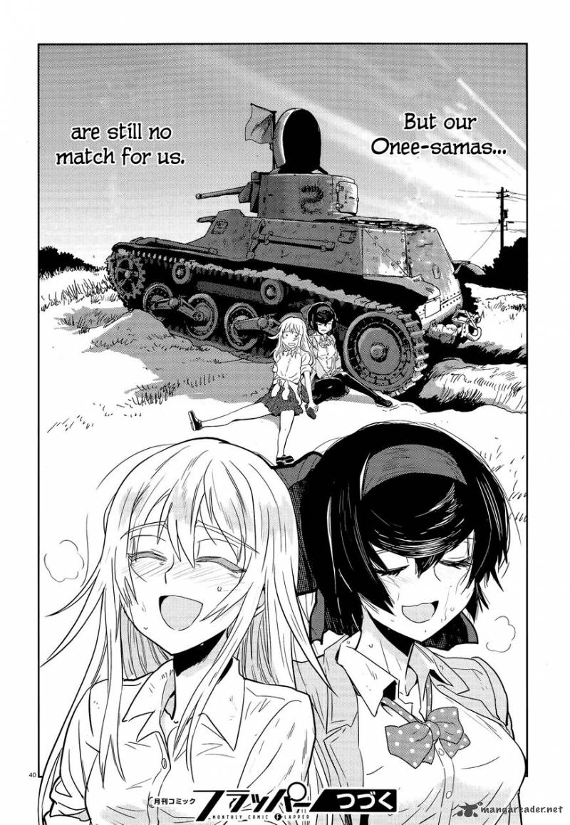 Girls Panzer Ribbon No Musha Chapter 43 Page 38