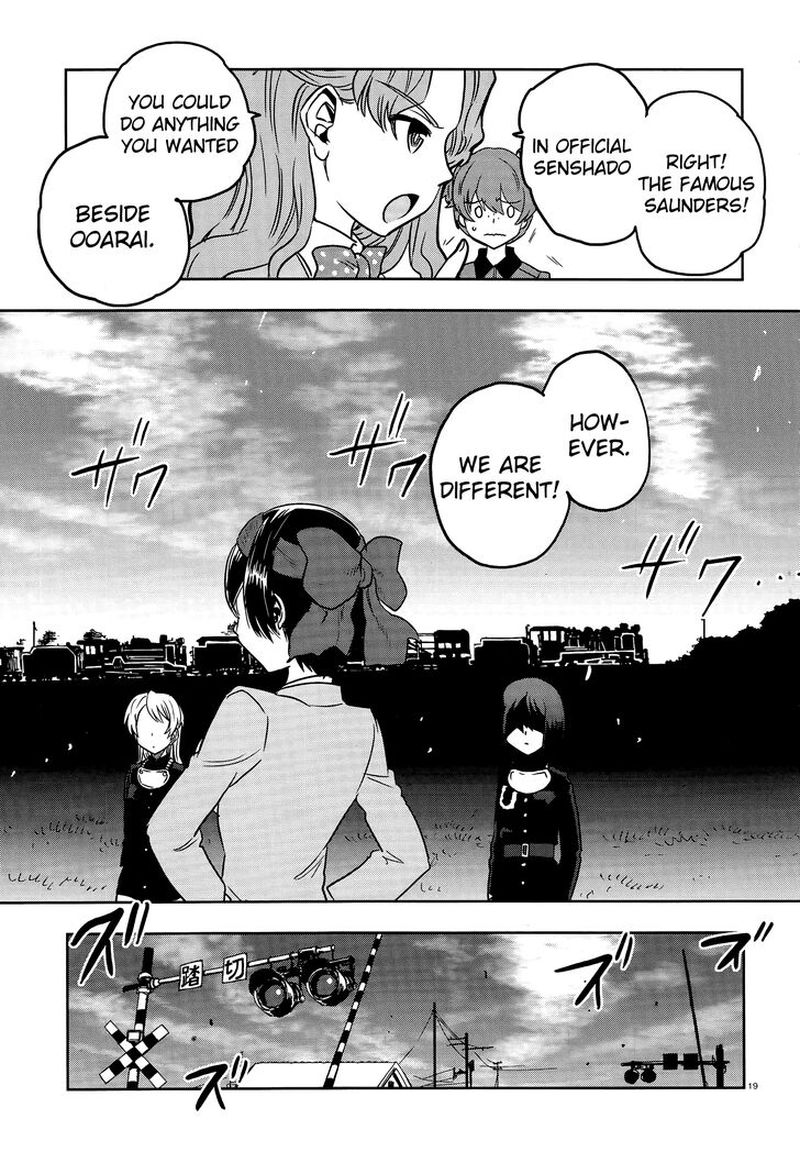 Girls Panzer Ribbon No Musha Chapter 47 Page 19