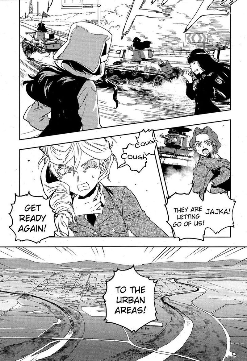 Girls Panzer Ribbon No Musha Chapter 49 Page 16