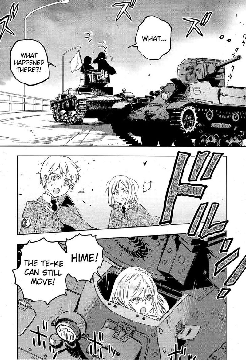 Girls Panzer Ribbon No Musha Chapter 49 Page 17