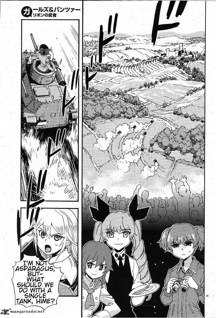 Girls Panzer Ribbon No Musha Chapter 5 Page 37