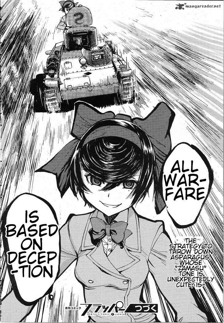 Girls Panzer Ribbon No Musha Chapter 5 Page 38