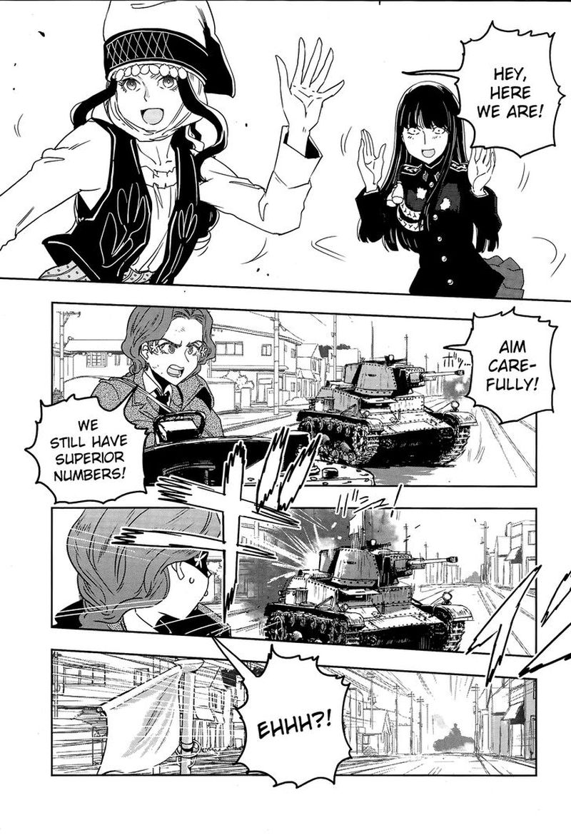 Girls Panzer Ribbon No Musha Chapter 50 Page 11