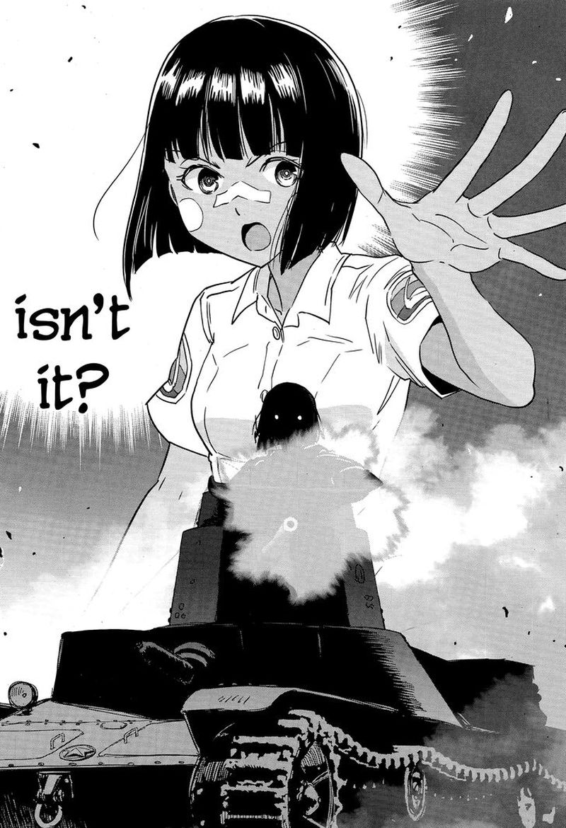 Girls Panzer Ribbon No Musha Chapter 50 Page 38