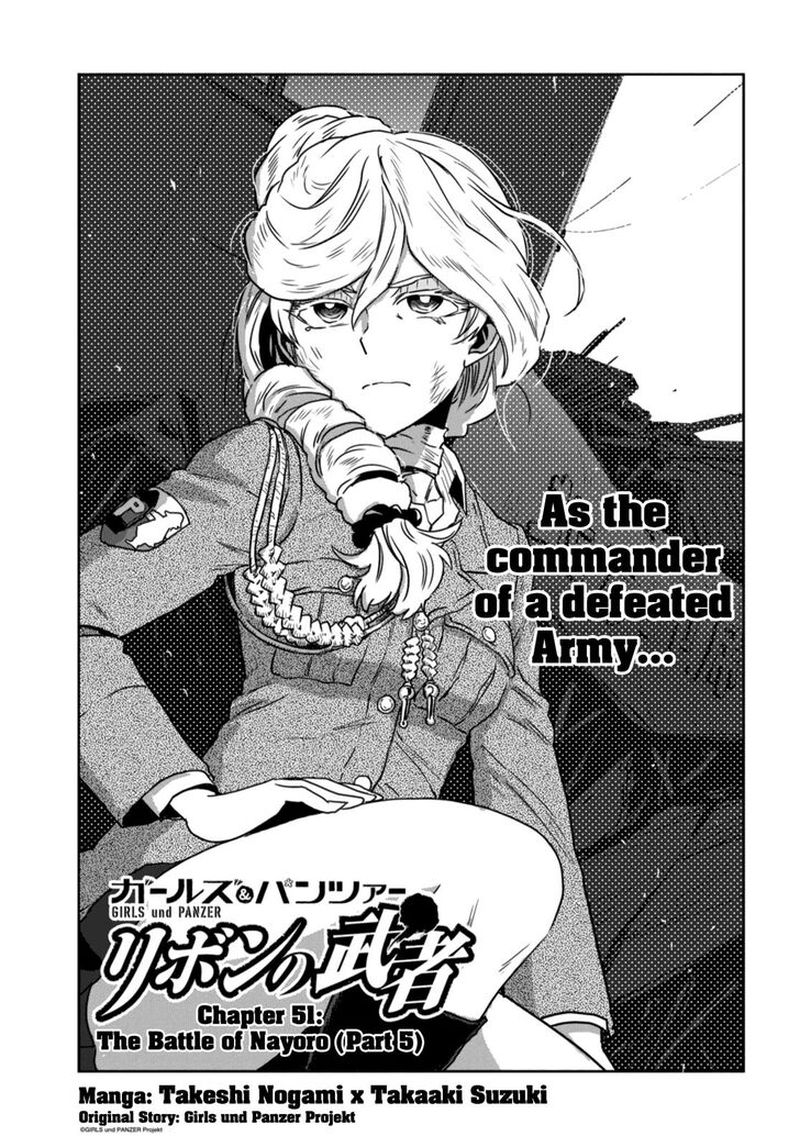 Girls Panzer Ribbon No Musha Chapter 51 Page 1