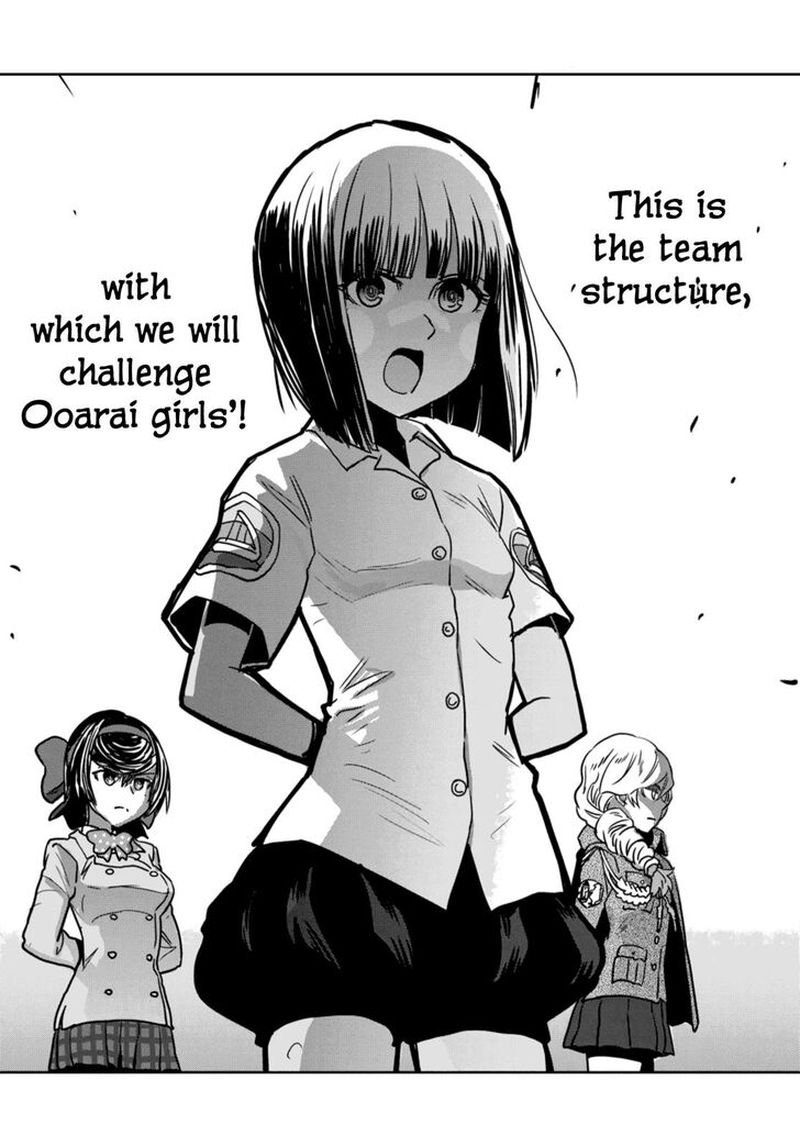 Girls Panzer Ribbon No Musha Chapter 51 Page 35
