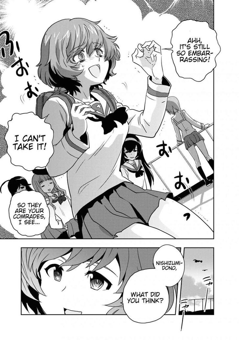 Girls Panzer Ribbon No Musha Chapter 55 Page 37