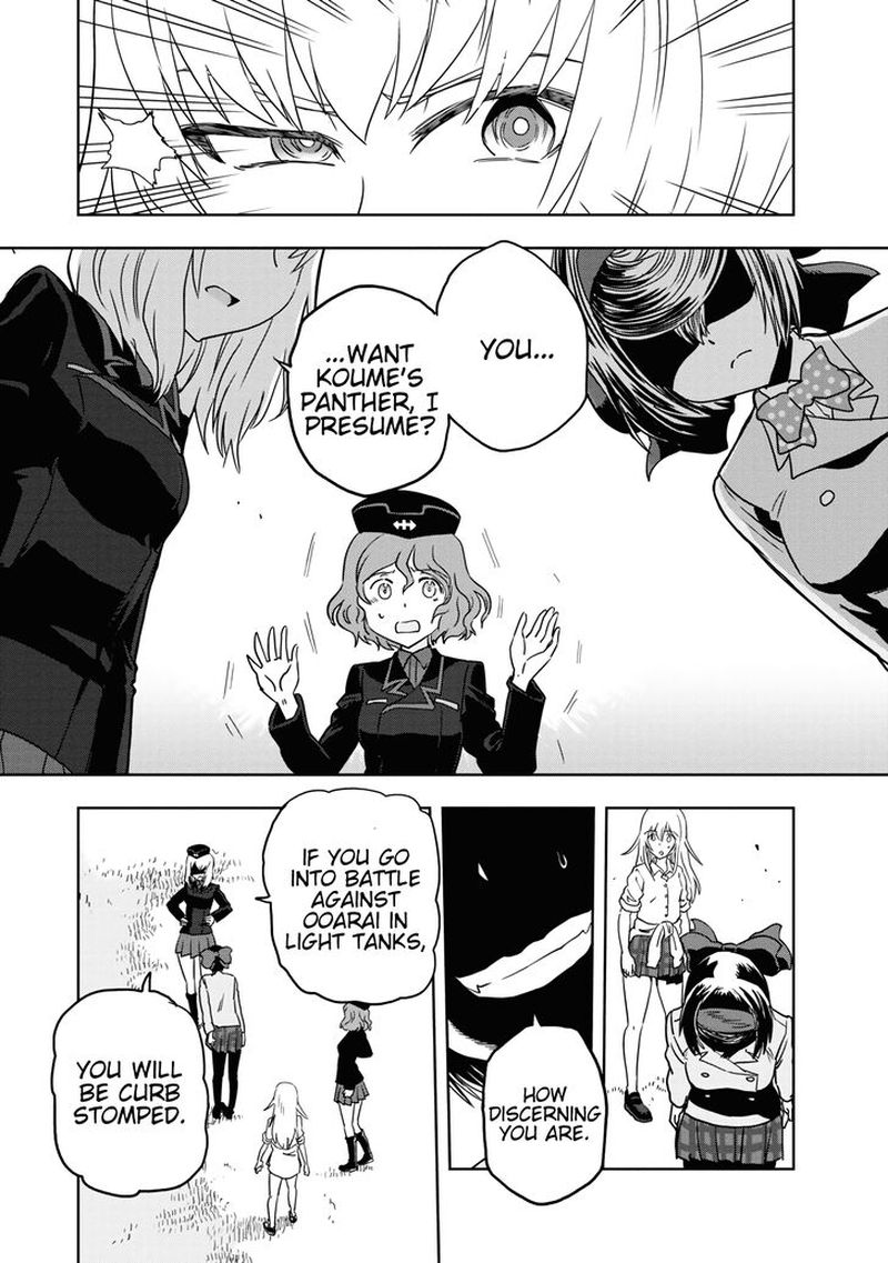 Girls Panzer Ribbon No Musha Chapter 56 Page 23