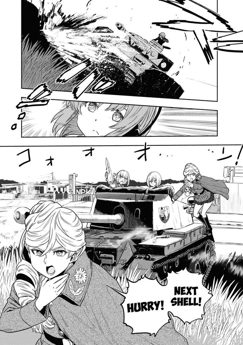 Girls Panzer Ribbon No Musha Chapter 57 Page 17