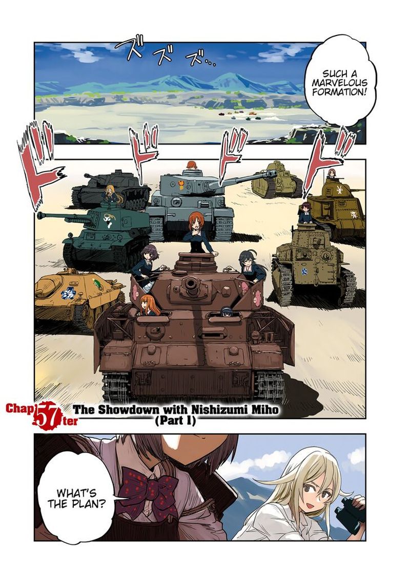 Girls Panzer Ribbon No Musha Chapter 57 Page 2
