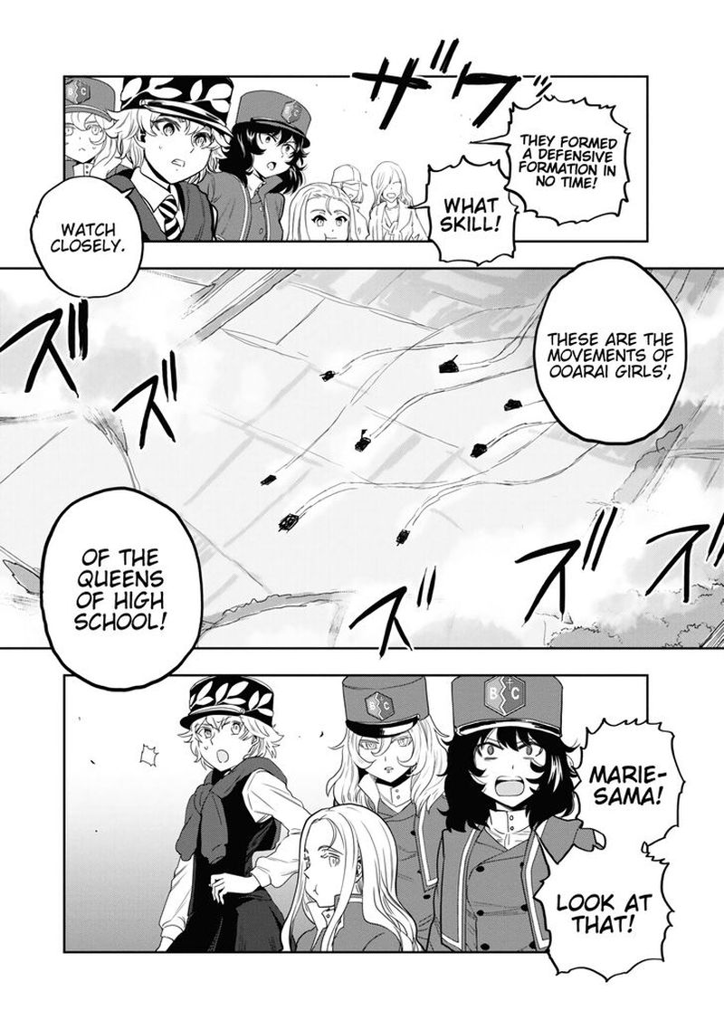 Girls Panzer Ribbon No Musha Chapter 57 Page 23