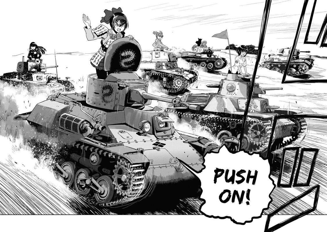 Girls Panzer Ribbon No Musha Chapter 57 Page 24