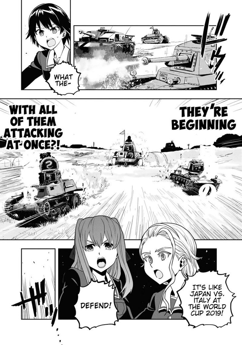 Girls Panzer Ribbon No Musha Chapter 57 Page 28