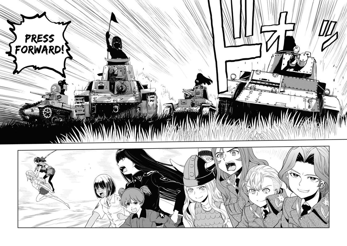 Girls Panzer Ribbon No Musha Chapter 58 Page 19