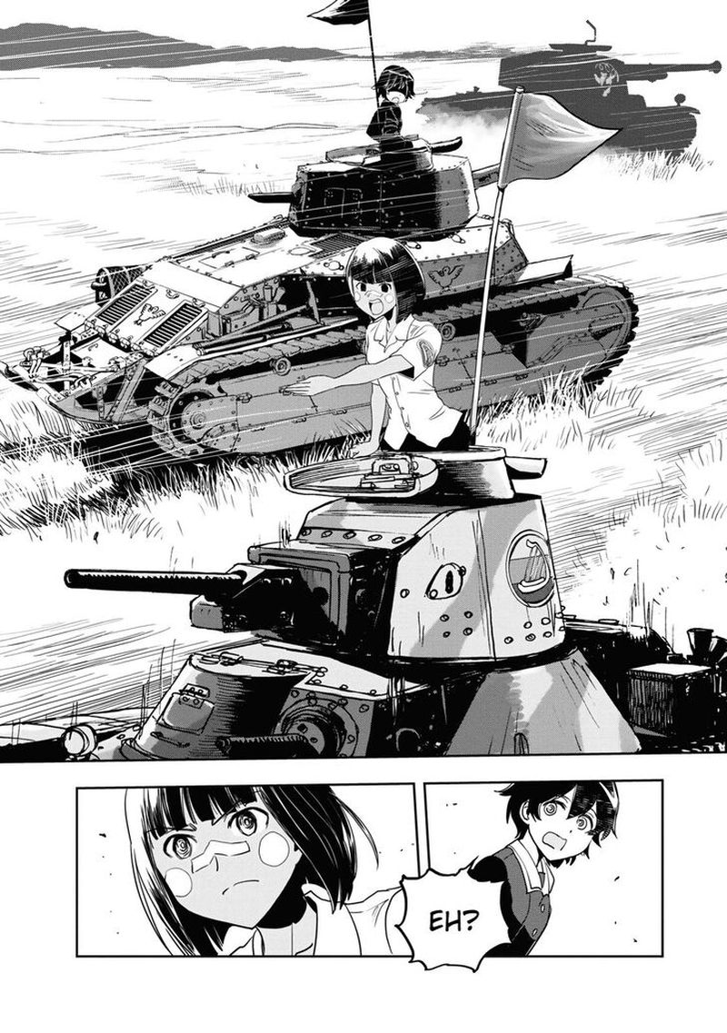 Girls Panzer Ribbon No Musha Chapter 58 Page 22