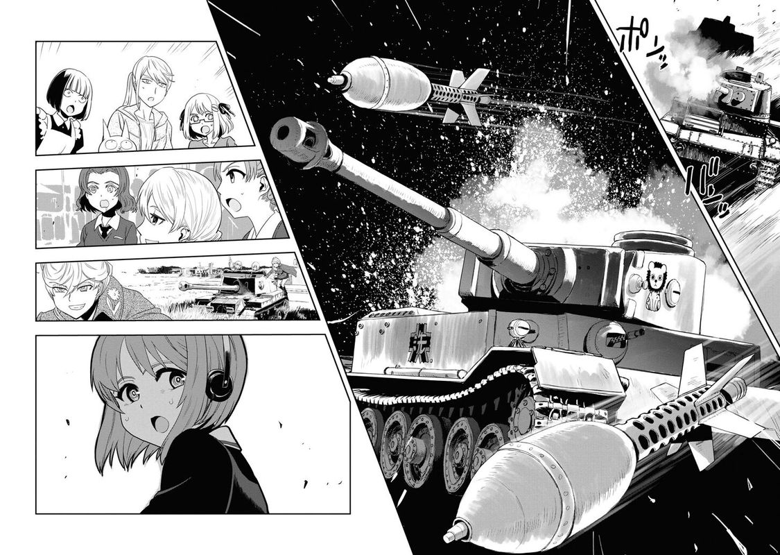 Girls Panzer Ribbon No Musha Chapter 58 Page 28