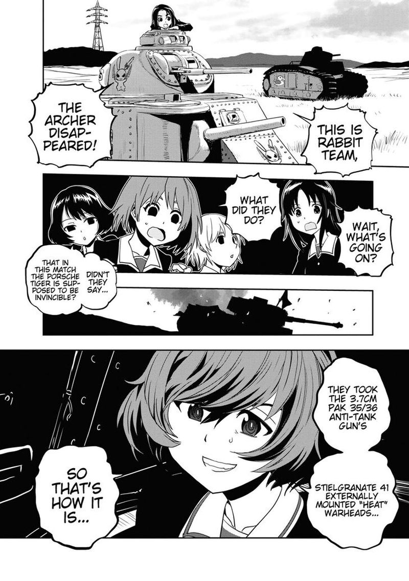 Girls Panzer Ribbon No Musha Chapter 58 Page 33