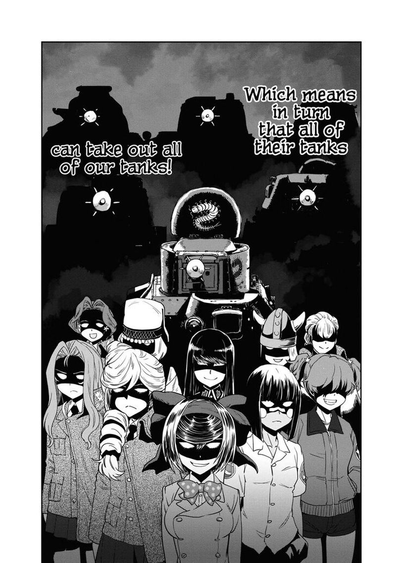 Girls Panzer Ribbon No Musha Chapter 58 Page 35