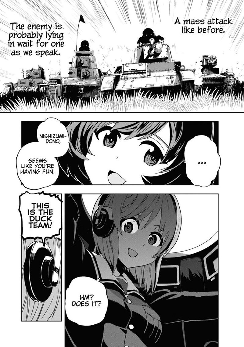 Girls Panzer Ribbon No Musha Chapter 59 Page 13