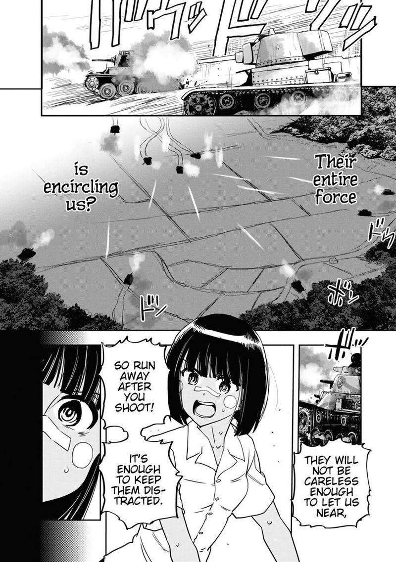 Girls Panzer Ribbon No Musha Chapter 59 Page 27