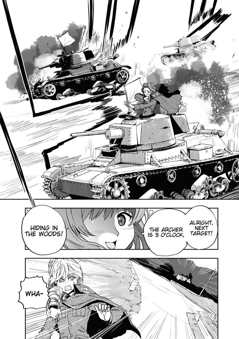 Girls Panzer Ribbon No Musha Chapter 59 Page 36