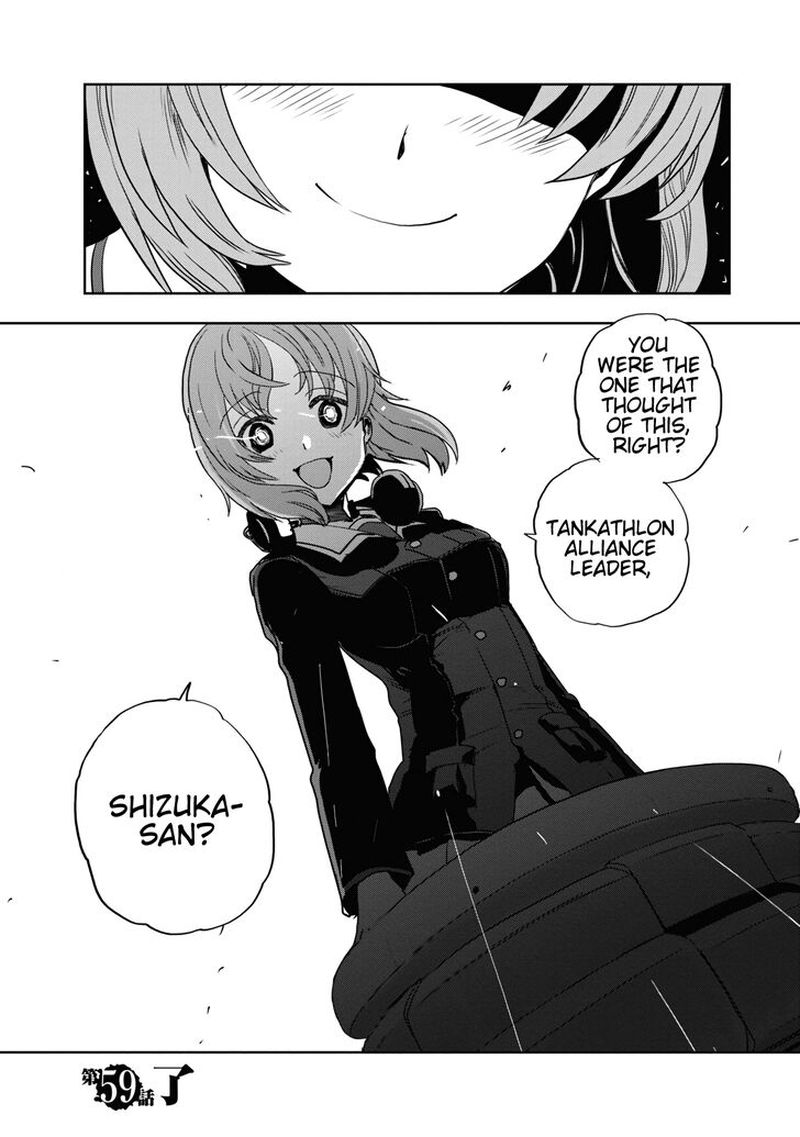 Girls Panzer Ribbon No Musha Chapter 59 Page 38