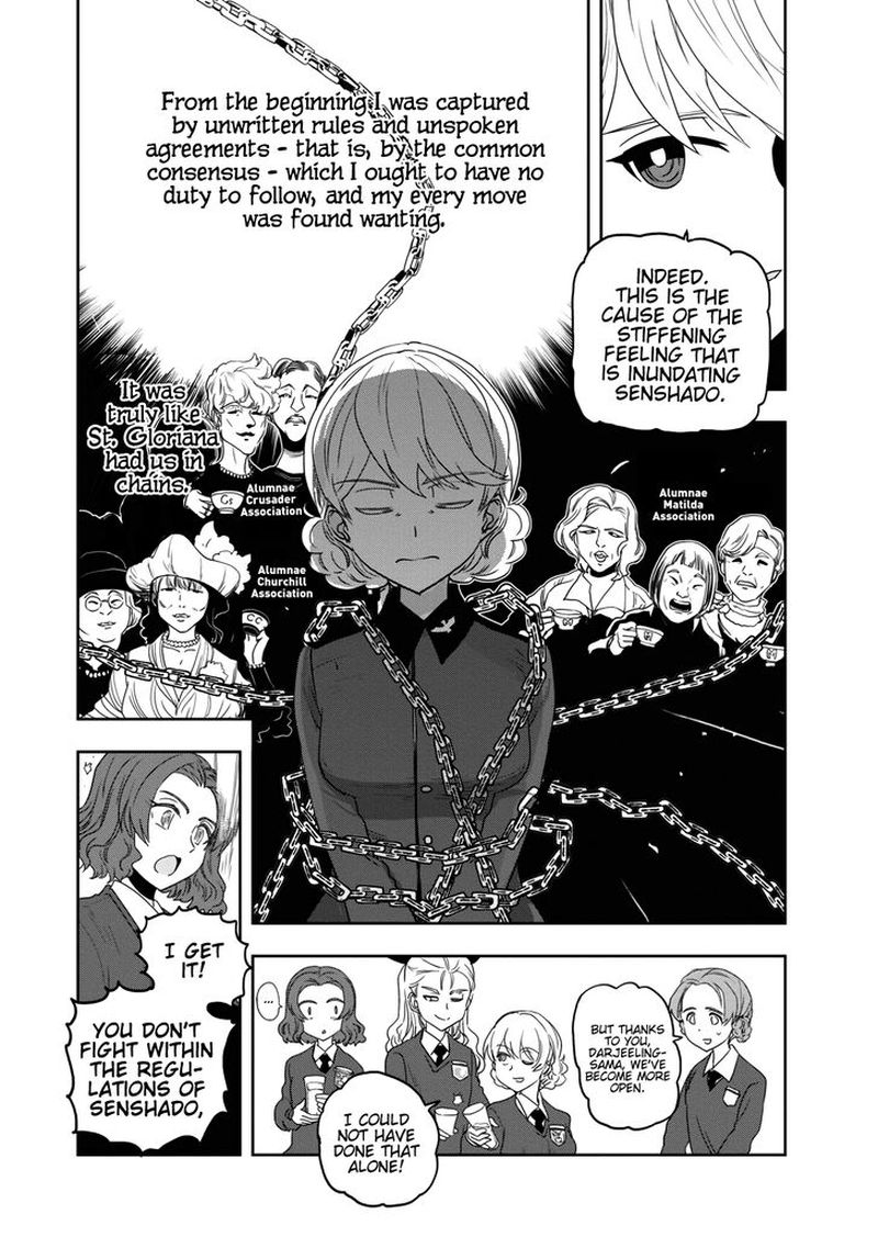 Girls Panzer Ribbon No Musha Chapter 59 Page 9